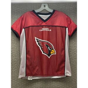Arizona Cardinals NFL Flag Football Jersey BDA Red White Youth Large Play60